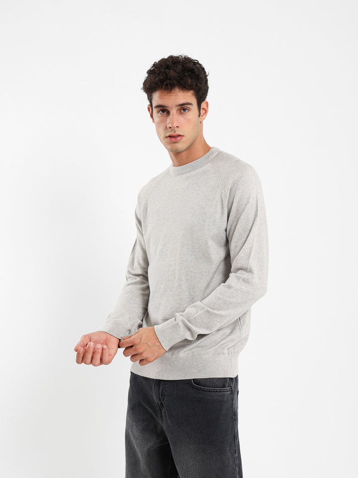 Relaxed Raglan Sleeve Pullover