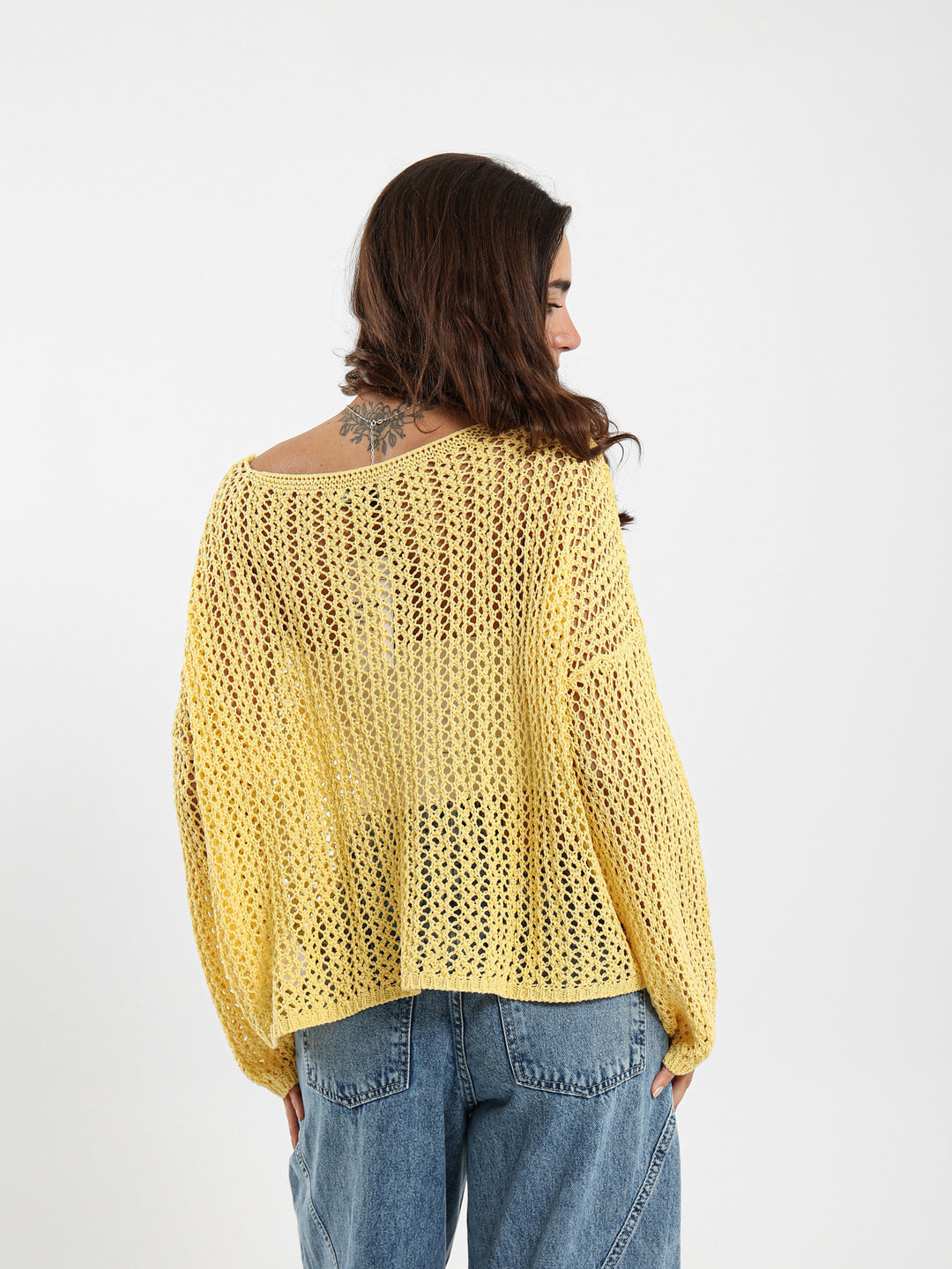 Loose Long Sleeve Tricot Top