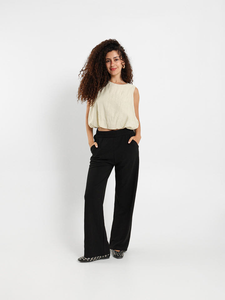 Balloon Fit Sleeveless Top