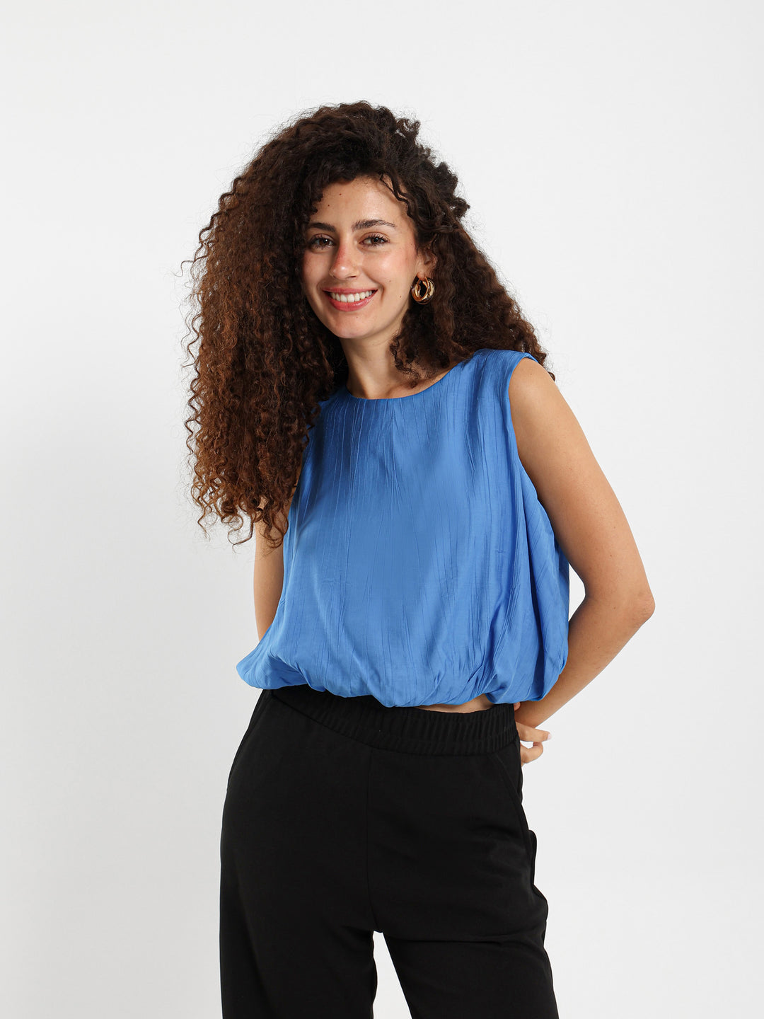 Balloon Fit Sleeveless Top