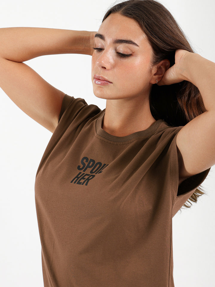 "Spoil Her" Printed T-Shirt