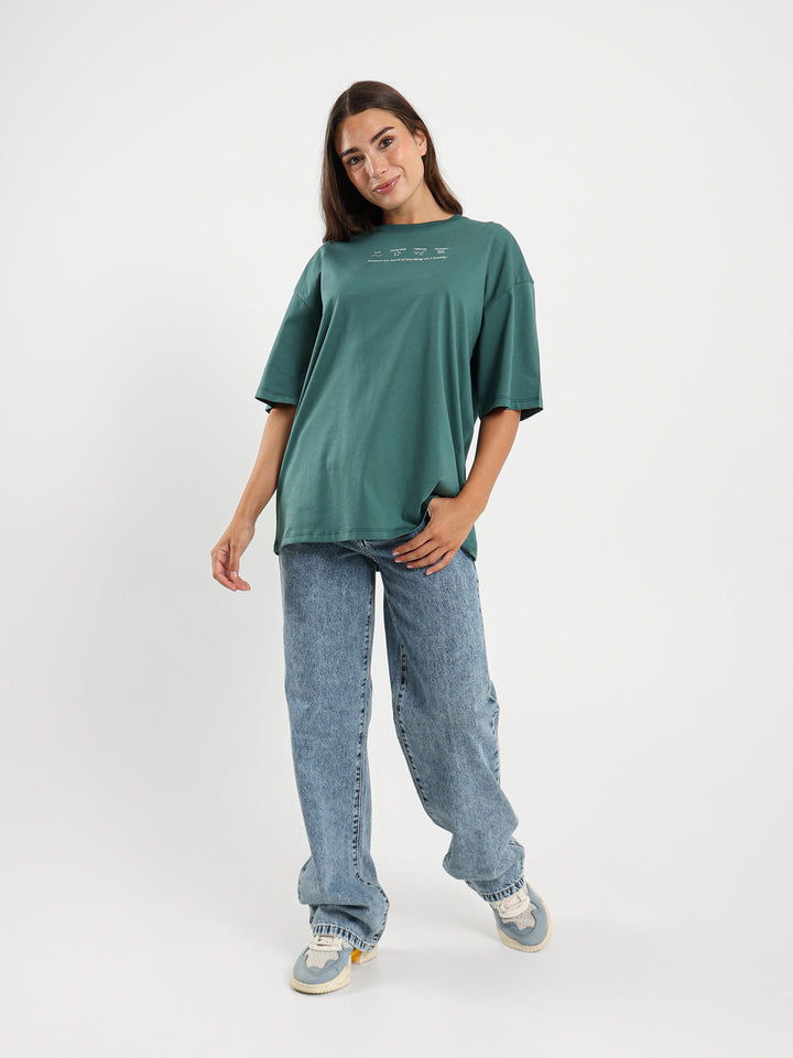 "Living In Balance" Oversized T-Shirt