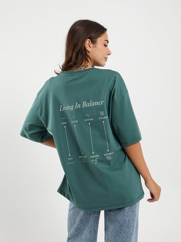 "Living In Balance" Oversized T-Shirt