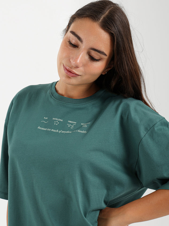 "Living In Balance" Oversized T-Shirt