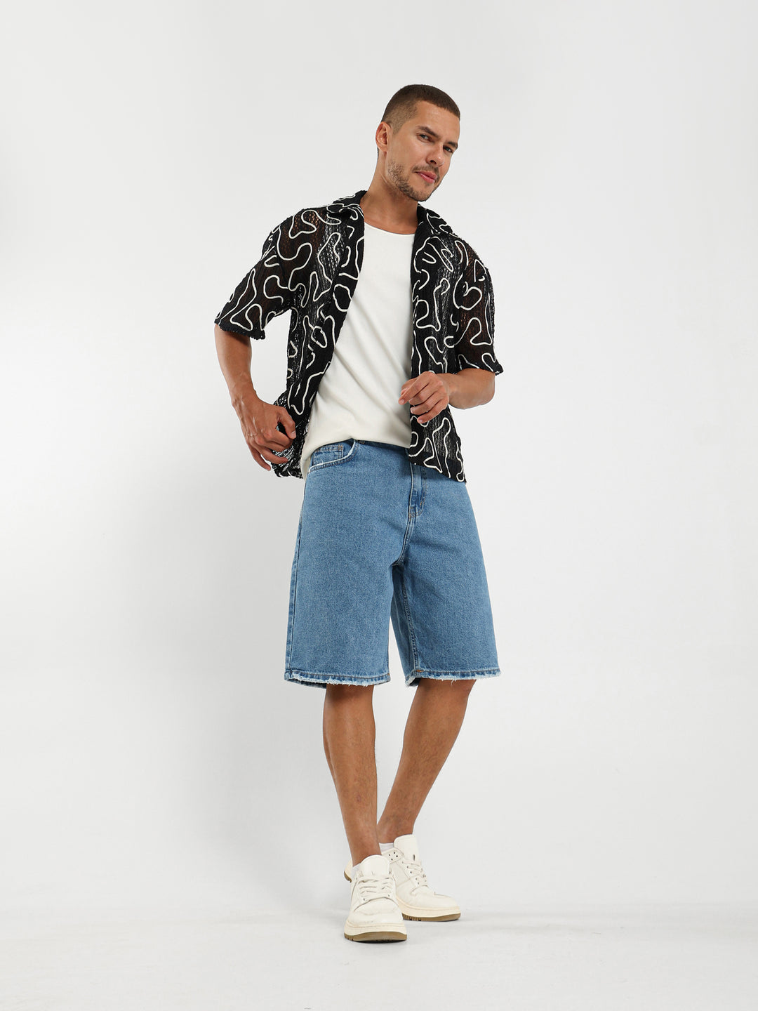 Textured Camp Shirt