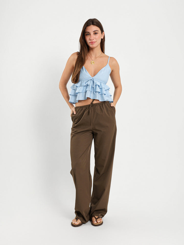 Low Waist Loose Pants