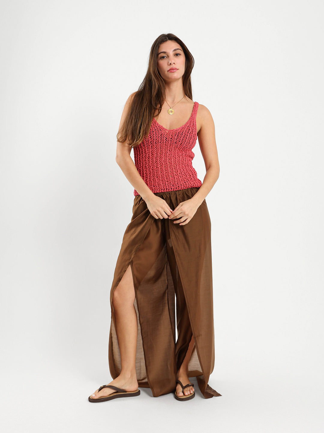 Flowy Overlap Pants