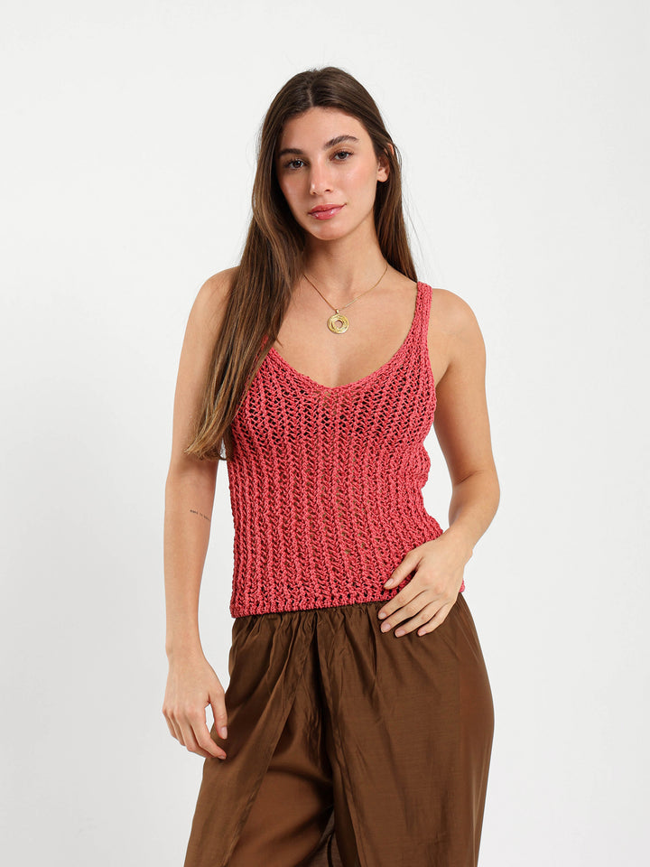 Loose Tricot Top