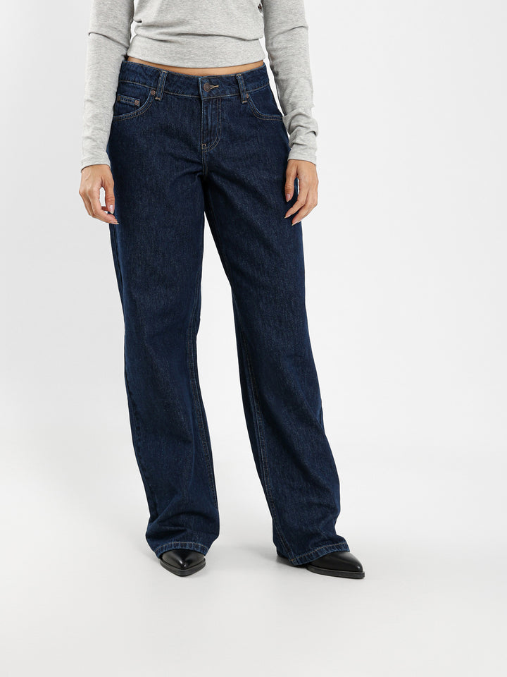 Low Waist Straight Leg Jeans