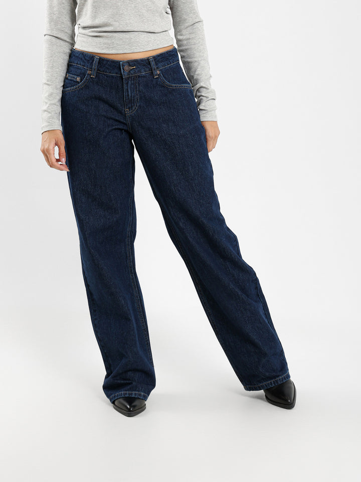 Low Waist Straight Leg Jeans
