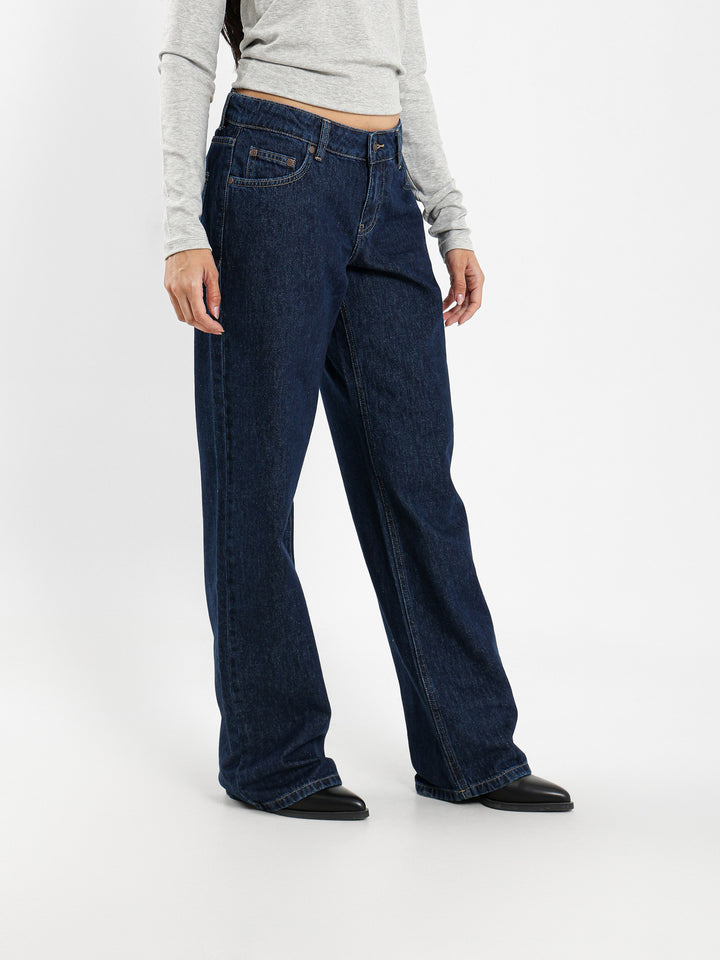 Low Waist Straight Leg Jeans