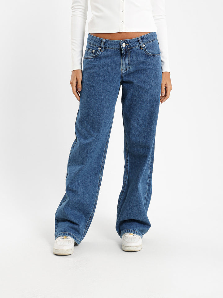 Low Waist Straight Leg Jeans