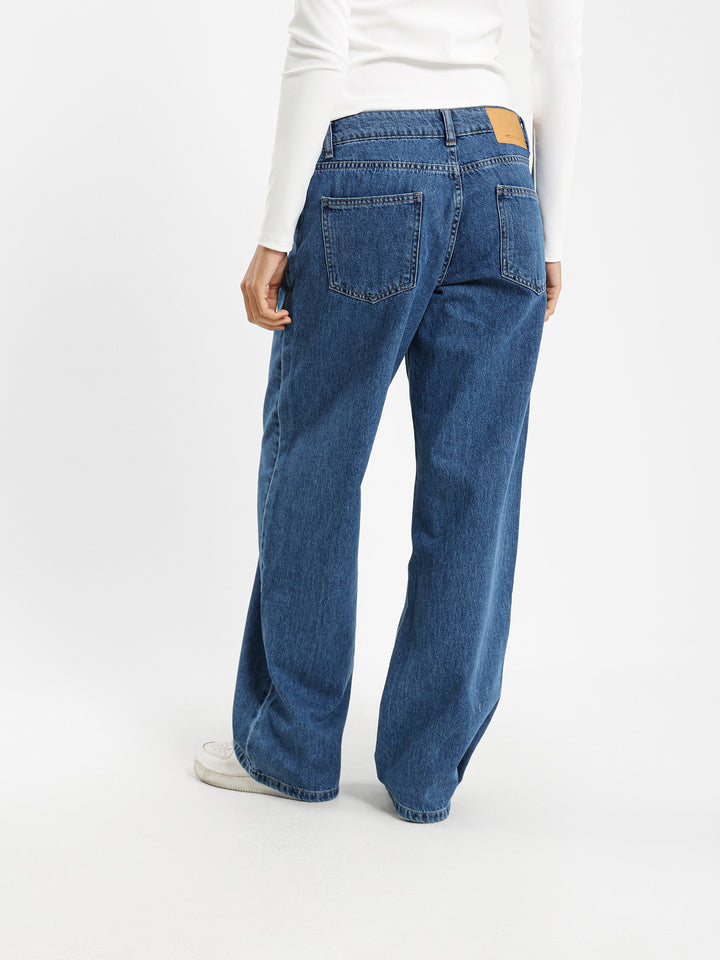 Low Waist Straight Leg Jeans