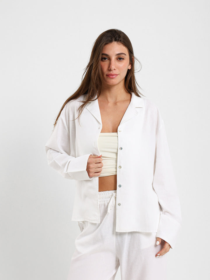 Loose Linen Shirt