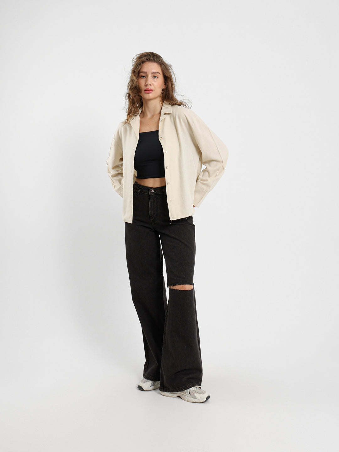 Loose Wide Leg Jeans