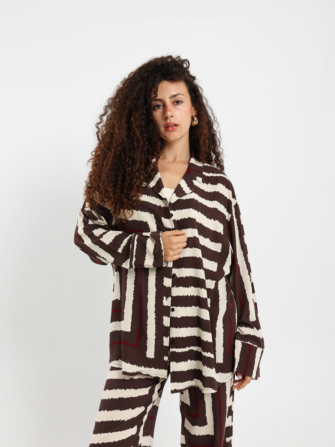 Long Sleeve Printed Shirt