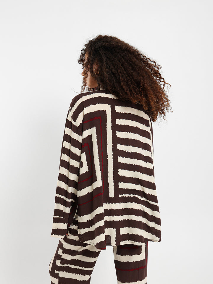 Long Sleeve Printed Shirt