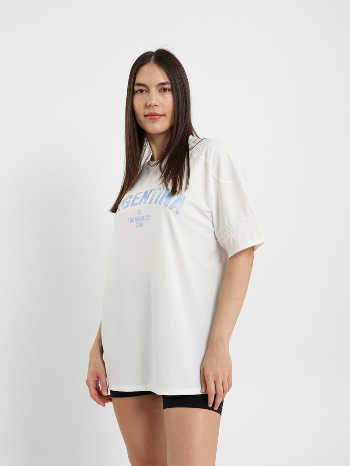 Unisex Football Jersey Oversized T-Shirt