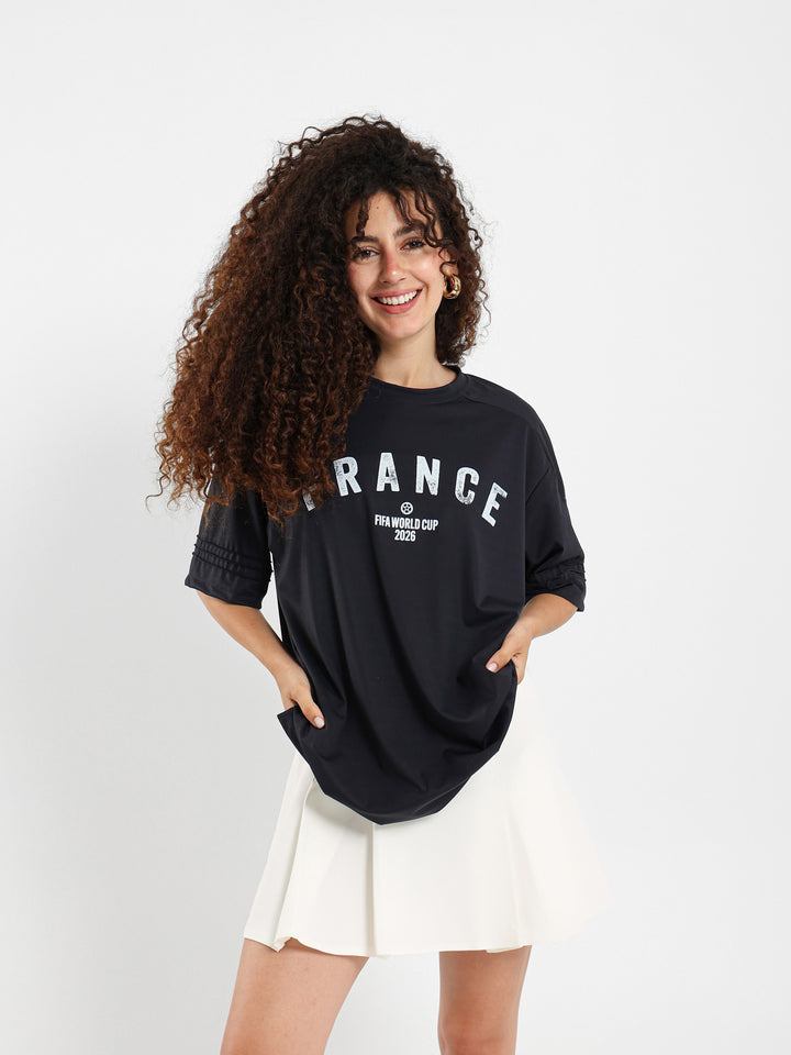 Unisex Football Jersey Oversized T-Shirt