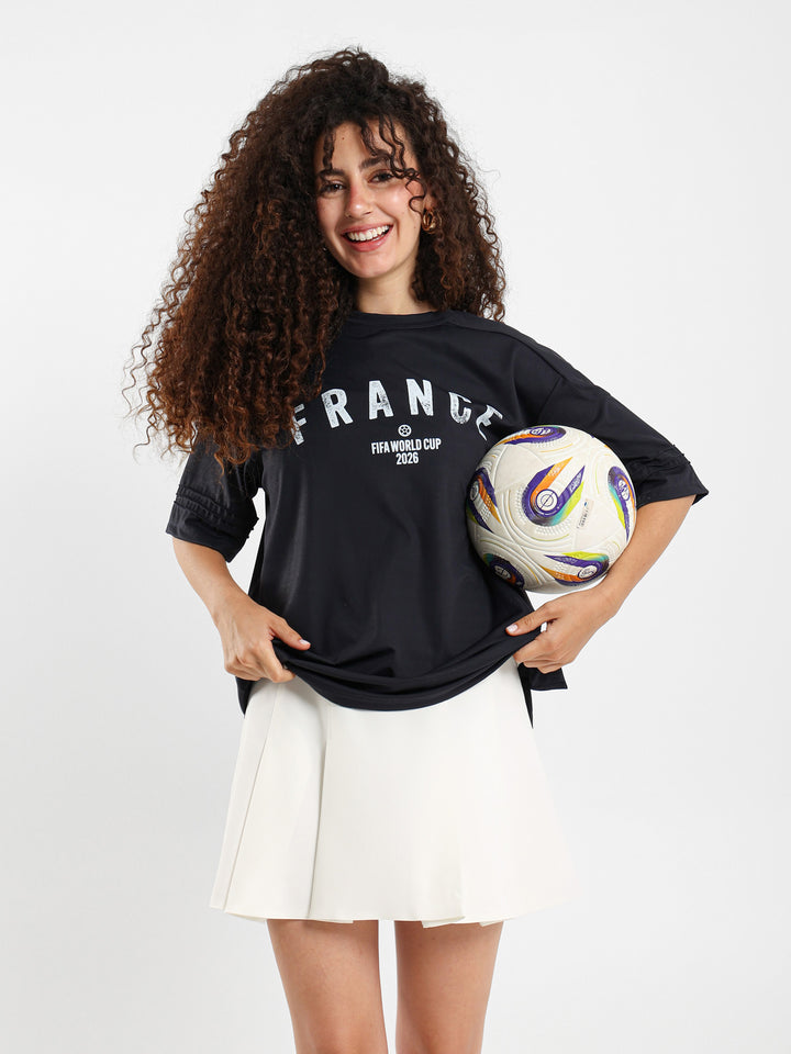 Unisex Football Jersey Oversized T-Shirt