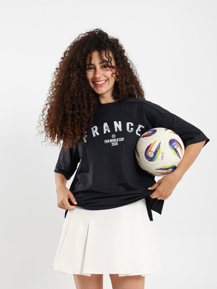 Unisex Football Jersey Oversized T-Shirt
