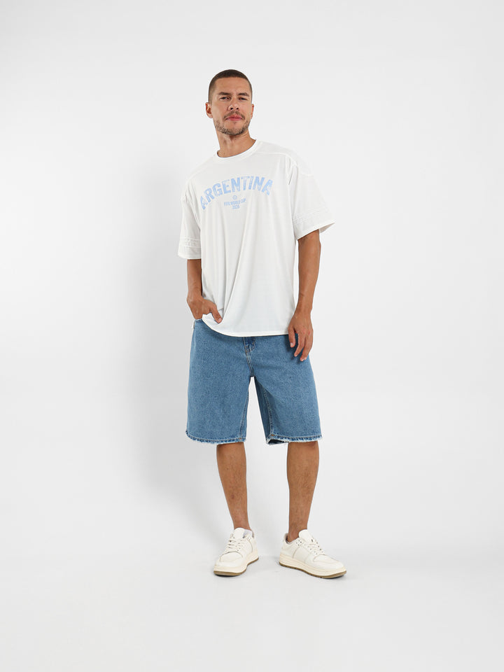 Unisex Football Jersey Oversized T-Shirt