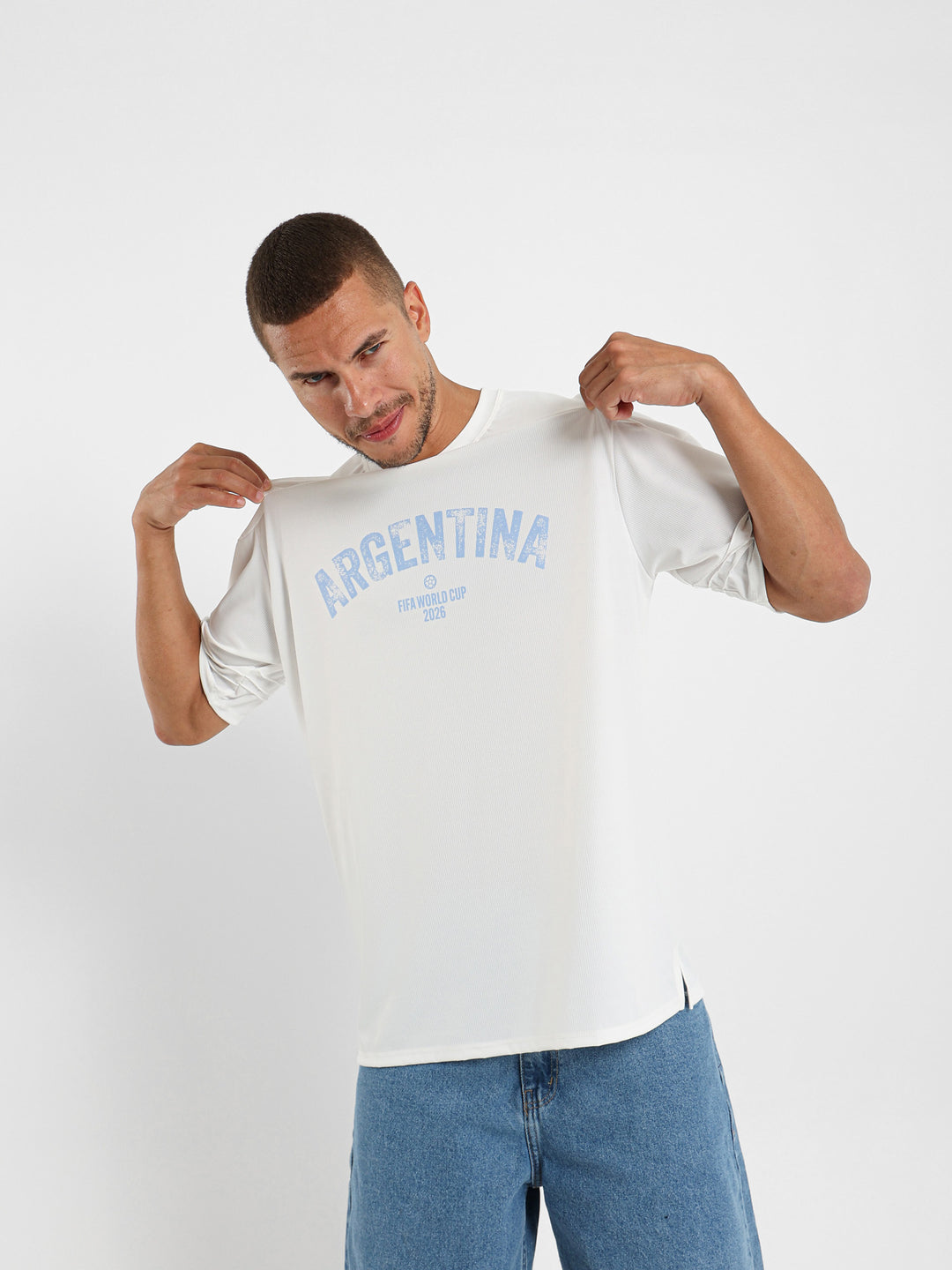 Unisex Football Jersey Oversized T-Shirt