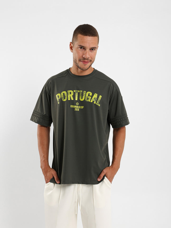 Unisex Football Jersey Oversized T-Shirt