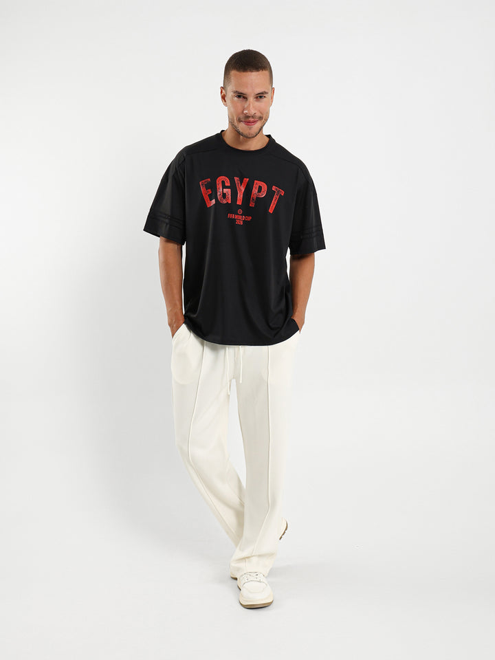 Regular Fit Pants With Front Crease