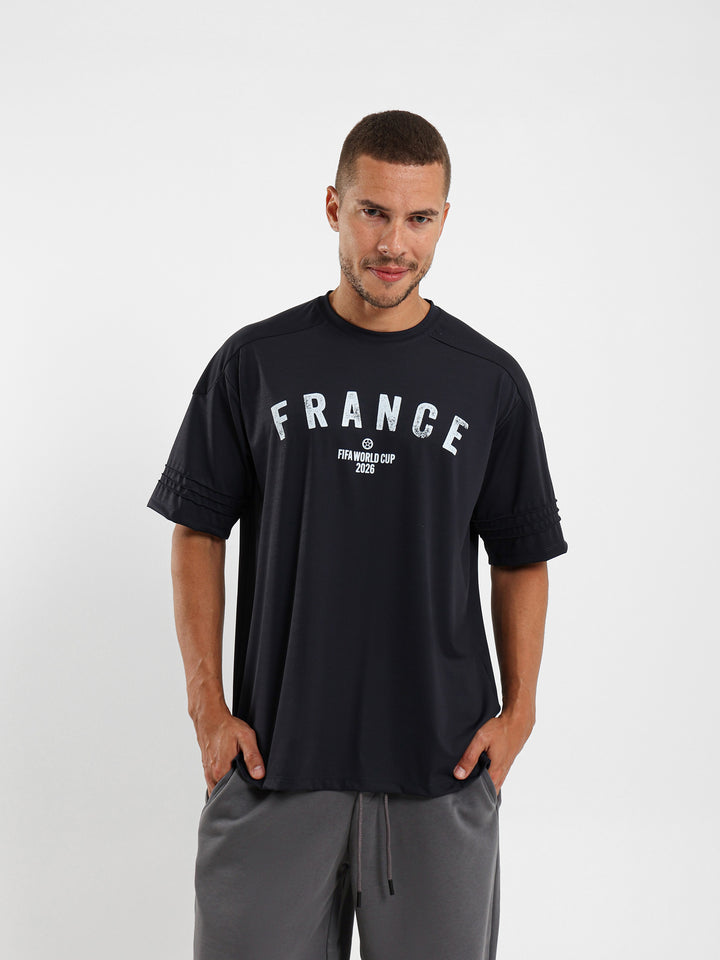 Unisex Football Jersey Oversized T-Shirt
