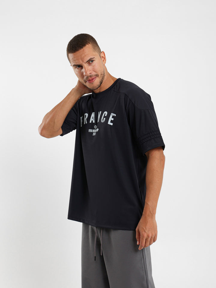 Unisex Football Jersey Oversized T-Shirt