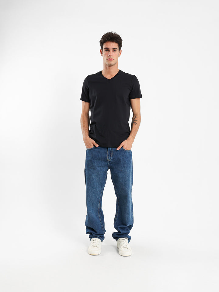 Basic Regular Fit V-Neck T-Shirt