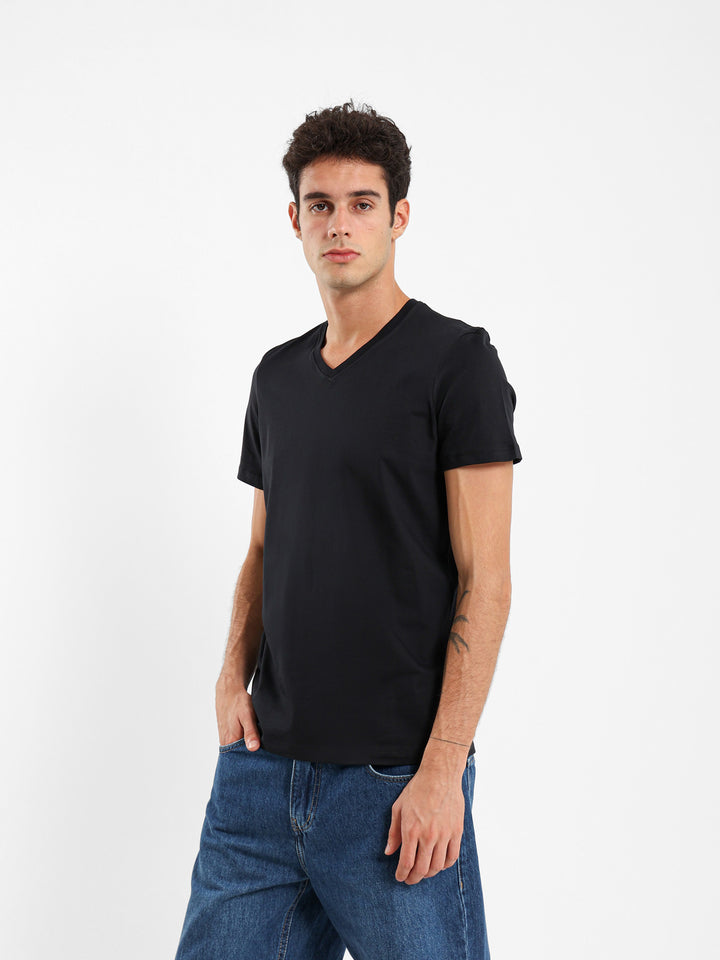 Basic Regular Fit V-Neck T-Shirt