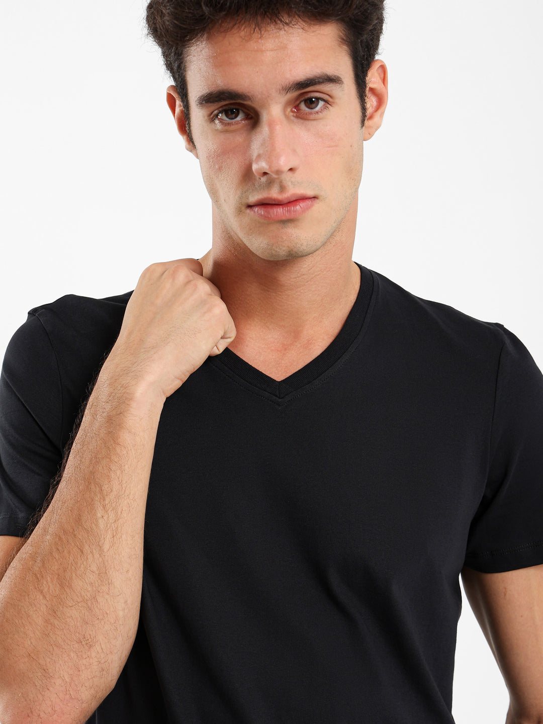 Basic Regular Fit V-Neck T-Shirt