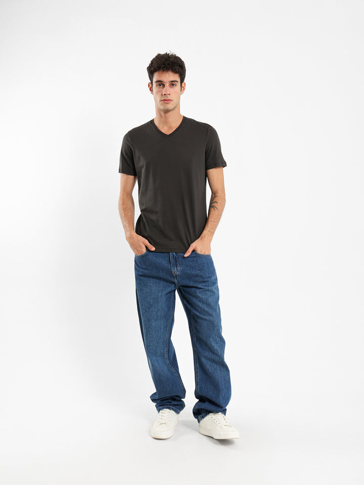 Basic Regular Fit V-Neck T-Shirt