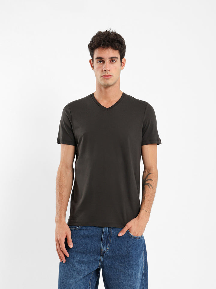 Basic Regular Fit V-Neck T-Shirt