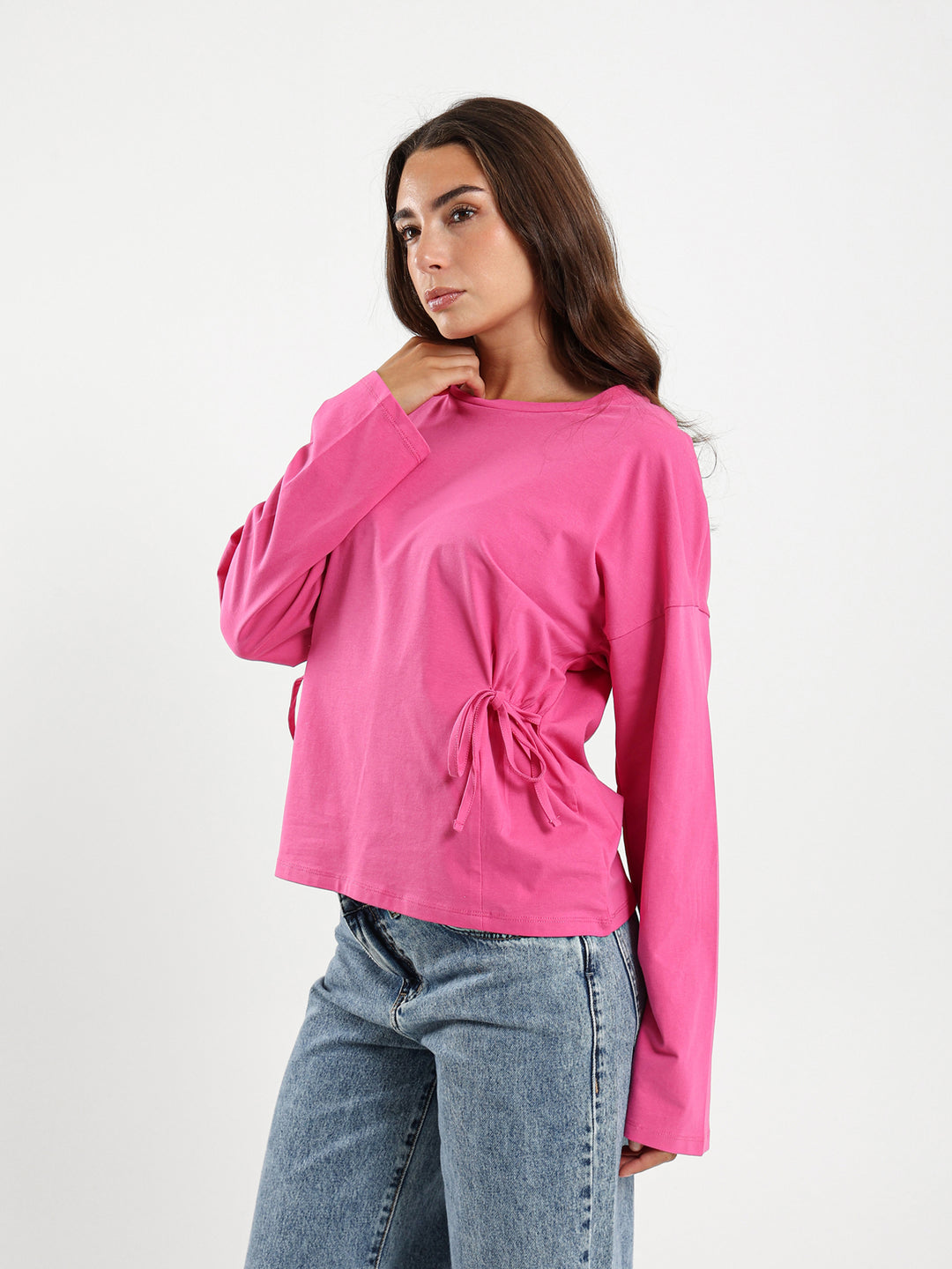 Oversized T-Shirt With Side Ties