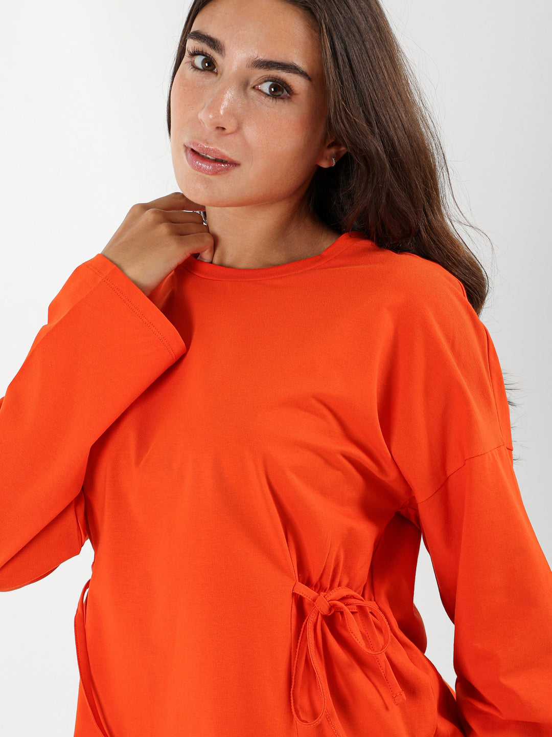 Oversized T-Shirt With Side Ties