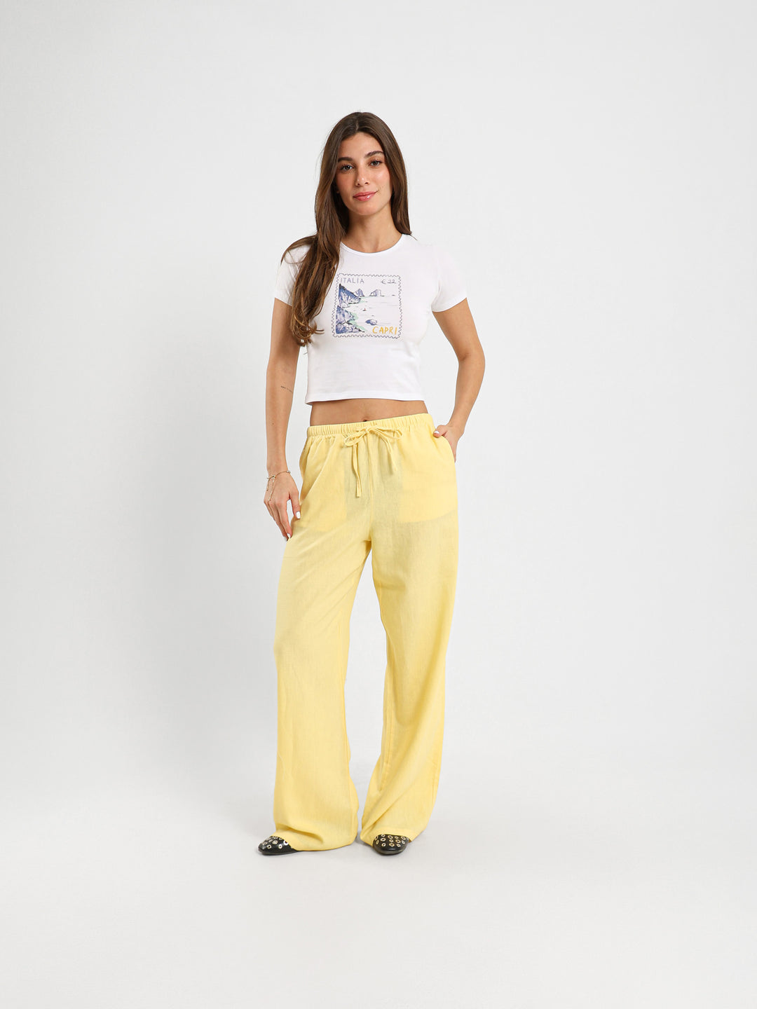 Capri Print Baby Tee