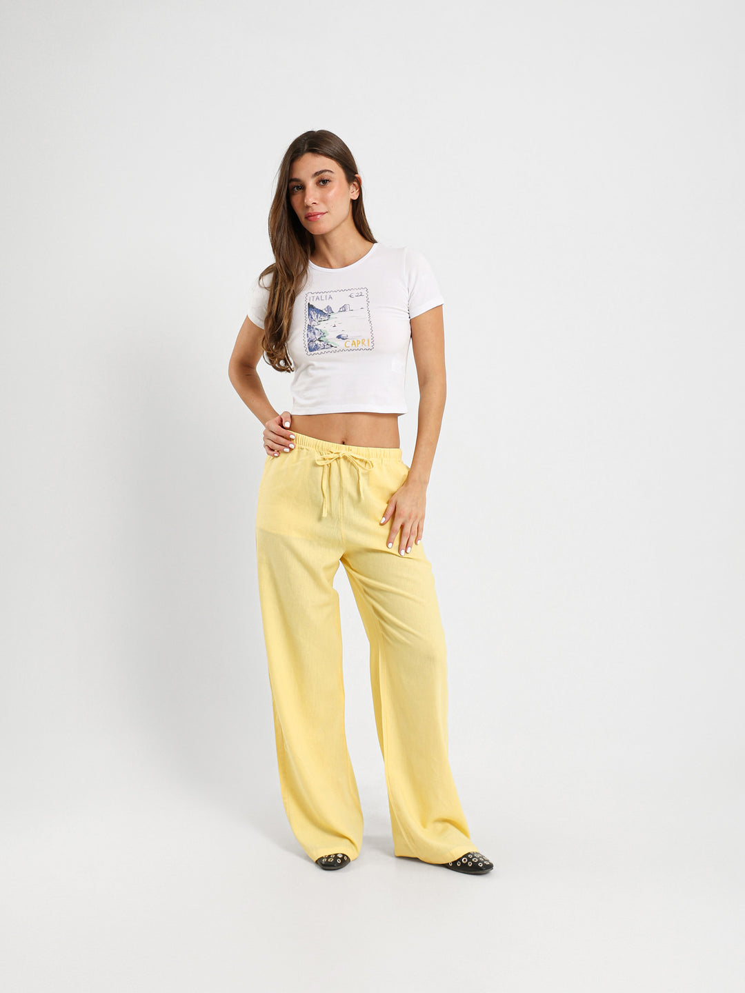 Capri Print Baby Tee