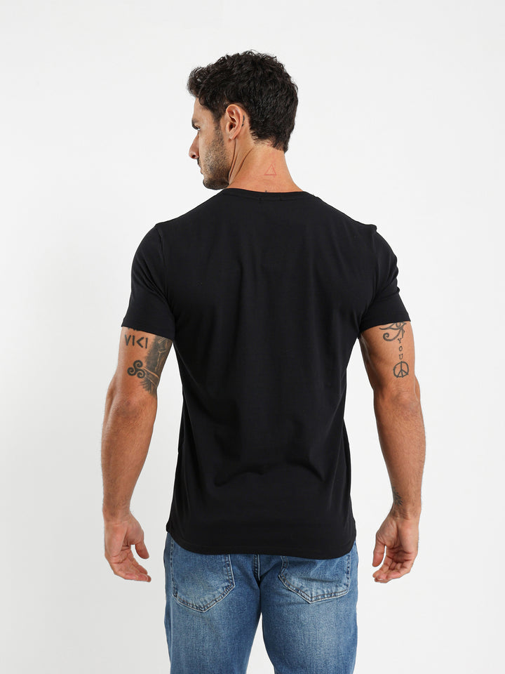 Basic Regular Fit V-Neck T-Shirt