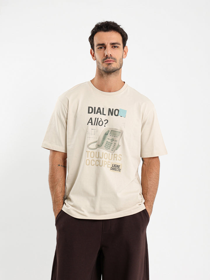 Dial Now Graphic T-Shirt