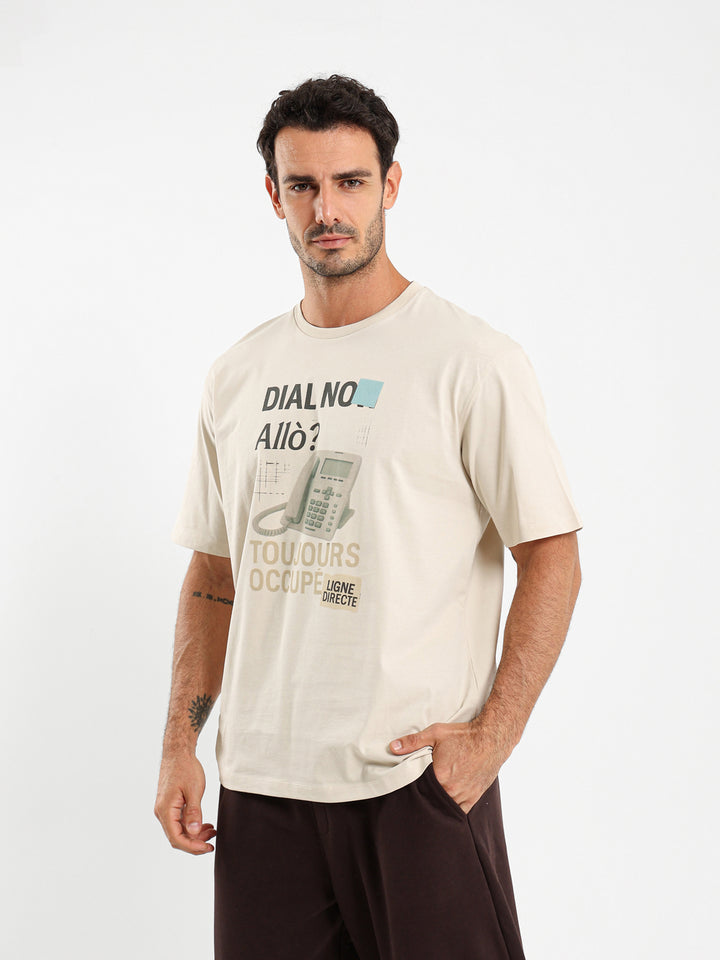 Dial Now Graphic T-Shirt