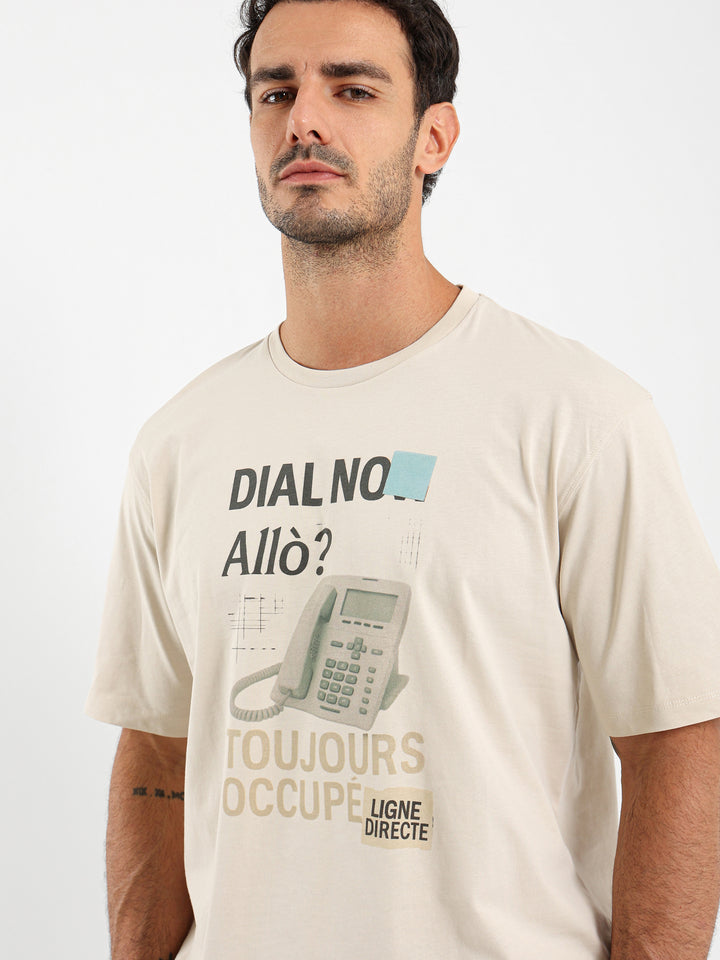 Dial Now Graphic T-Shirt