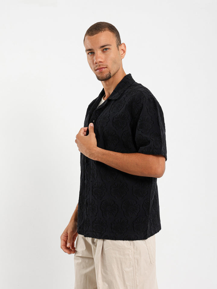 Textured Short Sleeve Shirt