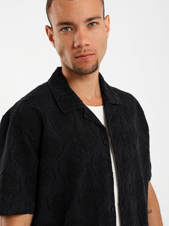 Textured Short Sleeve Shirt