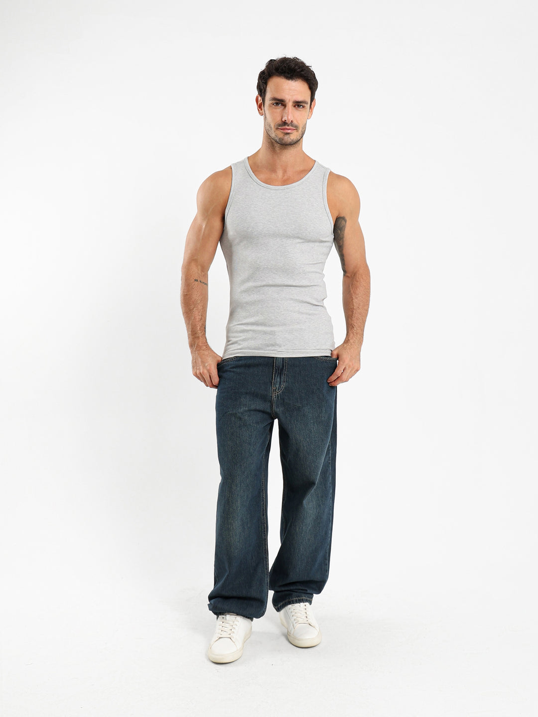 Basic Fitted Derby Tank Top