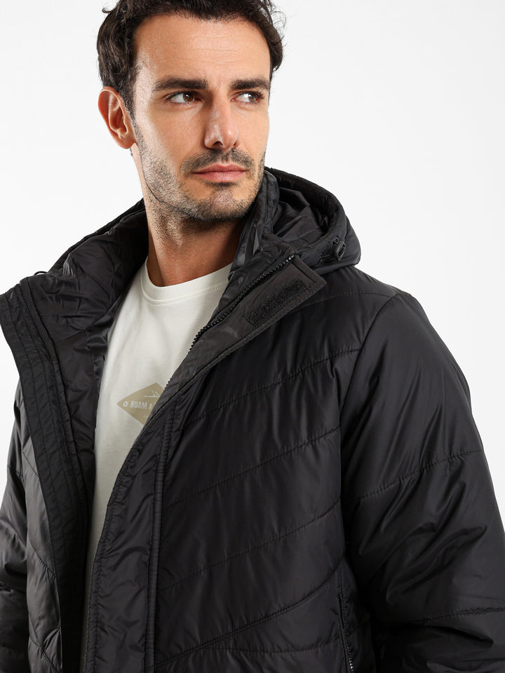 Quilted Hooded Puffer Jacket