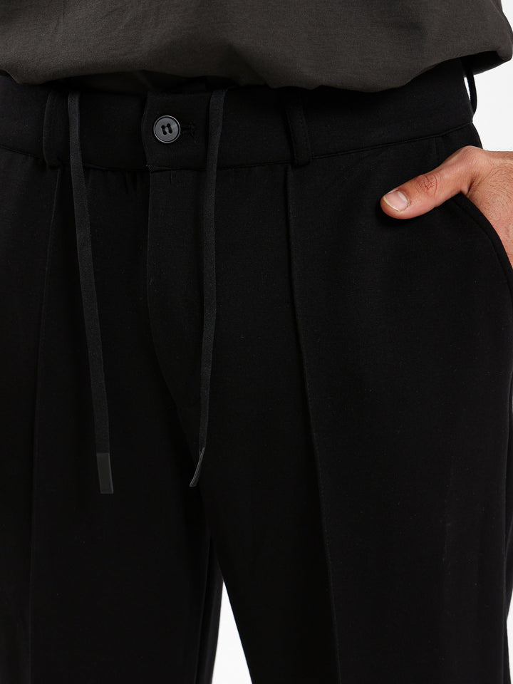 Relaxed Pants With Side Slit
