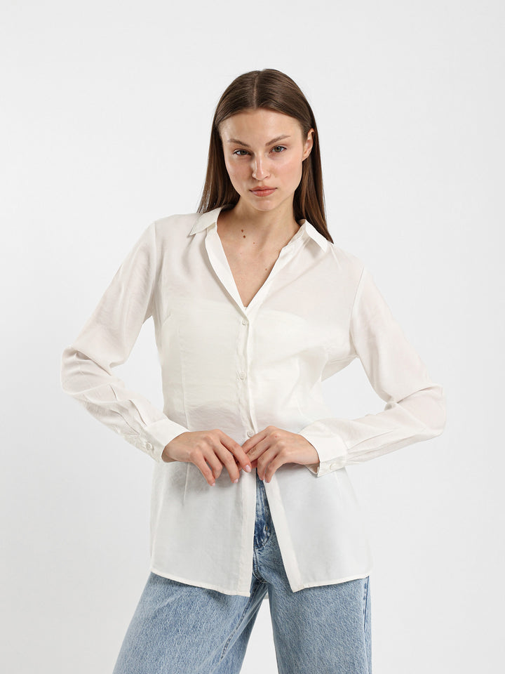 Shirt With Back Ties